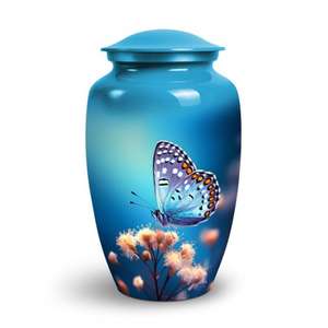 Urnas de cremación de colibríes Amados Urna de cenizas para adultos masculinos y femeninos Personalizable Urnas de cremación conmemorativas hechas a mano Funeral - Product Image 5