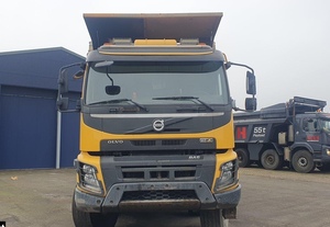 Camion benne basculante Volvo FMX 520 Pusher 8x4 2016, transmission automatique, conduite à gauche, poids lourd, diesel - Product Image 1