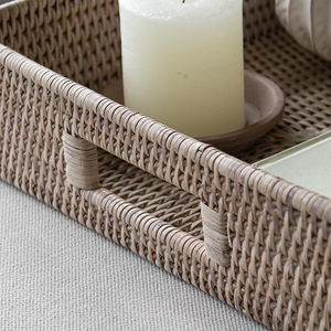 Plateau en rotin carré Marbury Plateau de rangement ménager respectueux de l'environnement fabriqué au Vietnam Durable et beau Vente en gros - Product Image 5