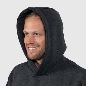 Wholesale Luxury <b>Men's</b> <b>Pullover</b> Hoodie Heavyweight 100% Cotton Winter Regular Fit Fleece Embossed Custom Puff Embroidered - Product Image 5