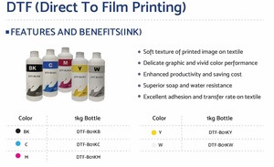Encre d'impression numérique à base d'eau blanche de qualité supérieure, pigment textile DTF de origine coréenne, pour des impressions optimales - Product Image 4