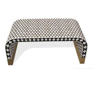 Table basse en os incrusté de designer, vente chaude, exclusive, pour maison moderne de luxe, villa et mobilier d'hôtellerie, en gros - Product Image 1