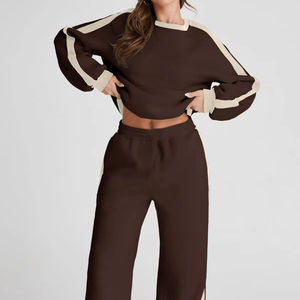 Vêtements tendance personnalisés, haut pour femme à manches longues, qualité supérieure, 100% coton, respirant, poids lourd, nouvelle arrivée - Product Image 1