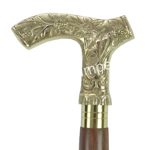 ไม้เท้าโบราณทำจากทองเหลืองและไม้ ดีไซน์โดดเด่น สวยงาม ราคาสุดคุ้ม ขายดีที่สุด พร้อมโลโก้ - Product Image 6