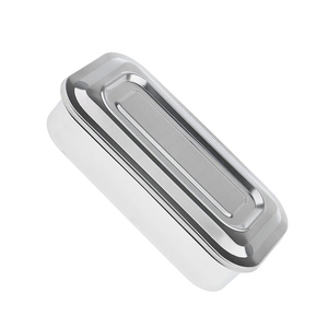 Caja de instrumentos quirúrgicos de acero inoxidable con tapa y perilla 260x180x30mm Caja quirúrgica de acero inoxidable de alta calidad - Product Image 4