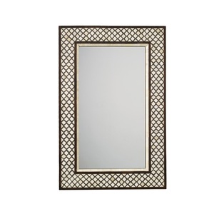 Miroir mural mère au design floral très vendu pour la décoration de la maison et de la salle de bain Miroir mural de style moderne - Product Image 5