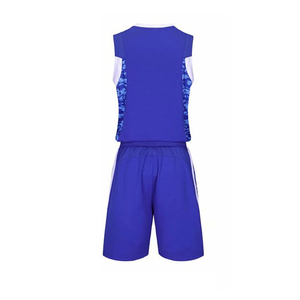 Uniforme de basket-ball imprimé grande taille durable avec tissu évacuant l'humidité Design personnalisé pour les événements sportifs - Product Image 3