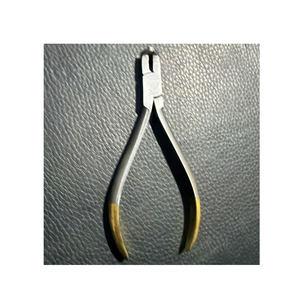 High Quality 2026 Factory Made Distal End Cutter <b>Plier</b> Stainless Steel Made Gold Handle Distal End Cutter <b>Plier</b> - Product Image 1