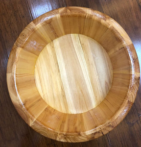 Seau de massage pour les pieds en bois, masseur pour les pieds et les jambes, lave-pieds confortable, logo personnalisé, prix imbattable - Product Image 5