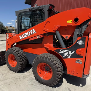 Chargeuse compacte Kubota SSV75 avec système hydraulique à haut débit, livraison rapide, composant de moteur à noyau, équipement lourd - Product Image 4