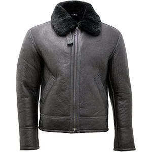 Black Double Zip with Buttons Closure <b>Leather</b> Jacket <b>Men</b> <b>Jeans</b> Wear Hoodies Jacket top quality top fashion <b>Leather</b> Jackets - Product Image 1