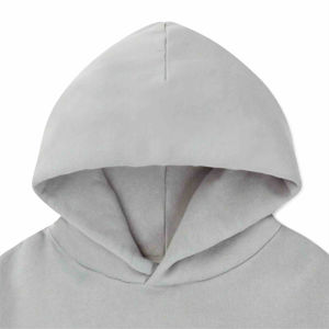 High Quality Plain Boxy Oversized Hoodie 100% Cotton Heavyweight Pullover Winter Embroidered Men <b>Hoodies</b> OEM Serviced - Product Image 4
