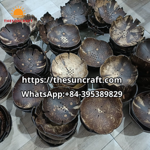 ชุดชามเปลือกมะพร้าวรักษ์โลก - ชามทำมือย่อยสลายได้ น้ำหนักเบา ซ้อนกันได้ เหมาะสำหรับแคมป์ปิ้ง บ้าน โรงแรม ร้านอาหาร - Product Image 6