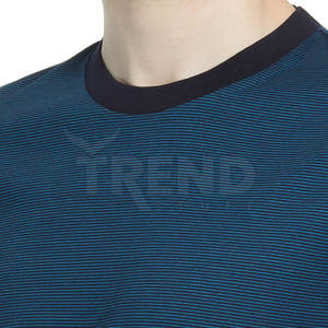 T-shirts d'été légers et respirants pour hommes, séchage rapide, col rond, impression de logo personnalisé, style décontracté uni, coton bambou, manches courtes - Product Image 5