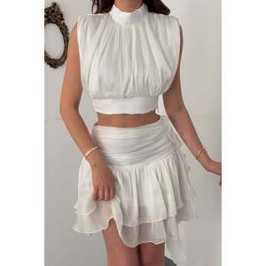 Ensemble deux pièces blanc brillant - Blanc - Product Image 4