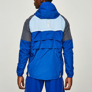 Coupe-vent tactique décontracté OEM pour hommes, veste à capuche respirante de haute qualité, ensembles de survêtements imperméables coupe-vent 100% nylon - Product Image 3