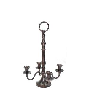 Candelabros colgantes de bronce para decoración de boda, vela de Metal con acabado antiguo, candelabros colgantes hechos a mano decorativos para la venta - Product Image 1