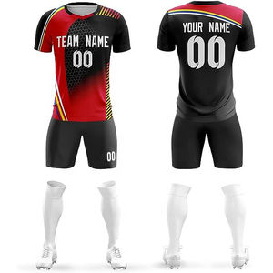 Servicio OEM, Uniformes de Fútbol Unisex, Pantalones Cortos, Último Estilo, Secado Rápido, Transpirables, Sublimados, Nombre del Equipo Personalizado, Marca, 100% Poliéster - Product Image 4