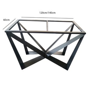 Industrial-Style <b>Cast</b> Iron Dining Table Legs <b>Powder</b>-Coated CHBBA009 for Kitchen Hotel Hospital Home Chairs Cabinets Sofas Beds - Product Image 5
