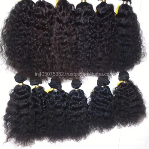 Cheveux indiens bouclés non traités, provenant d'Inde, aux prix d'usine - Product Image 1