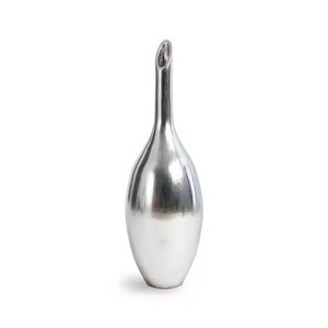 Porte-tige en métal brossé de luxe pour des thèmes intérieurs chics et une décoration florale envoûtante - Product Image 4