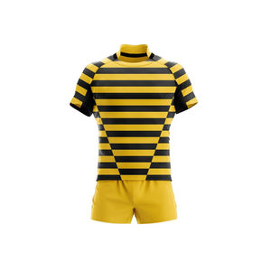 Vente en gros Concevez Votre Propre Uniforme de Rugby à Manches Shorts Uniforme de Rugby Confortable pour Unisexe - Product Image 6