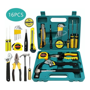 Set di Attrezzi Multifunzionali per Casa, Kit Completo di Riparazione Fai-da-Te, Utensili Manuali, Cacciaviti, Valigetta Rigida con Sistema di Misurazione Metrico - Product Image 1