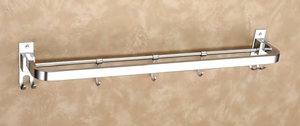 MISHWA Premium-Toallero comercial de 24 pulgadas, accesorio de baño resistente de acero inoxidable cepillado para hoteles de lujo - Product Image 3