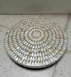 ถาดเก็บม็อบทรงกลมทำด้วยมือถาดหมุนได้ของซูซานสีสวยใหม่ผลิตในเวียดนาม - Product Image 4