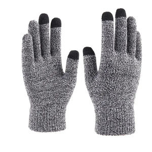 Winter Men Knitted <b>Gloves</b> Warm Full Fingers for Screen Anti-Slip Daily Windproof Breathable for Cycling Running Driving Hiking - Product Image 4