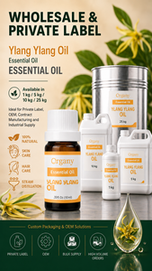Bulk Pure 100 Ylang Ylang <b>Essential</b> <b>Oil</b> Cananga Odorata Steam Distilled Cosmetic Wholesale Private Label OEM Perfumery Hair Care - Product Image 3