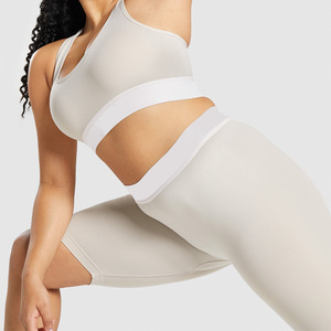 Pantalones cortos de motorista para mujer personalizados OEM, ropa de gimnasia y entrenamiento de cintura alta con tela transpirable y marca de marca privada - Product Image 5
