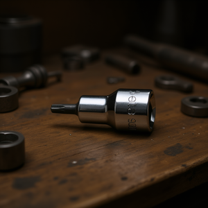 Chiavi a Bussola Quadrate Femmina da 1/2 Pollice Cromate con Inserti Lucidati per Viti Torx - Product Image 3