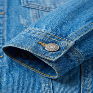 Chaqueta Casual de Invierno para Hombre de Alta Calidad, Chaqueta Vaquera de Nueva Llegada con Colores en Contraste, Logotipo Frontal, Estilo Formal, Abrigo de Moda - Product Image 6