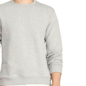 Latest Product Sweat Shirt With Crew Neck 2024 Hot Design OEM Custom Made Men's Cotton Plain <b>Red</b> Men Sweatshirts Made Pakistan - Product Image 3