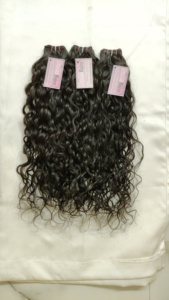 Extensions de cheveux bouclés non traités d'Inde du Sud, double trame, 24 pouces de longueur étirée, cheveux humains naturels Remy, Jerry Hairs - Product Image 2