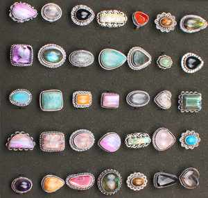 Most Selling Best Sale Brass <b>Rings</b> With Wholesale Cost Fashion Jewelry Handmade Assorted <b>Crystal</b> Boho Hippie Stone <b>Rings</b> Jewelry - Product Image 2