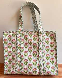 Algodón hecho a mano acolchado selva impreso mercado bolsas de mano bolsas de compras Hippi algodón mujeres - Product Image 3