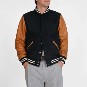 Chaquetas Varsity de Béisbol Personalizadas con Bordado de Alta Calidad para Hombre, Estilo Universitario, MOQ Bajo, Fabricante OEM - Product Image 1