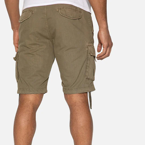 บริการขายส่ง OEM กางเกงขาสั้นคาร์โก้ลำลองสำหรับผู้ชายไซส์ใหญ่ ผ้าแคนวาสฝ้าย 100% พิมพ์ลายดิจิทัล ระบายอากาศได้ดี เหมาะสำหรับเล่นกีฬา - Product Image 6