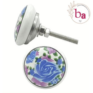 Meilleure vente Boutons en céramique au design moderne Belle poignée de tiroir en porcelaine pour armoire, cuisine, chambre à coucher et salle de bain - Product Image 1