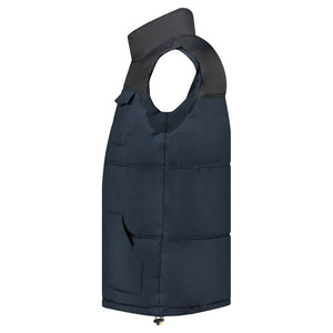 Mangas acolchadas de alta calidad, menos bolsillos adicionales, chaqueta con cremallera acolchada para hombres, chaqueta cálida ligera de moda, parches personalizados - Product Image 5