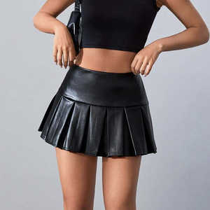 Nouvelles jupes en cuir décontractées pour femmes, design personnalisé, couleur et taille personnalisées, respirantes, de haute qualité, en vente - Product Image 1
