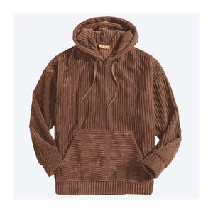 แจ็กเก็ตมีฮู้ดผ้าลูกฟูกสำหรับผู้ชายปักโลโก้สำหรับฤดูหนาว - Product Image 6