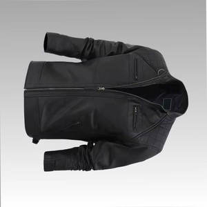 Mode personnalisée Nouveau design Veste vintage en cuir artificiel décoloré pour hommes et femmes - Product Image 5