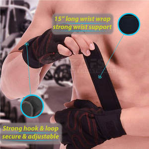 2024 High Quality Custom Logo Training <b>Gloves</b> for Men and Youth Sports Enthusiast Leather <b>Weight</b> Lifting Work Wear - Product Image 3