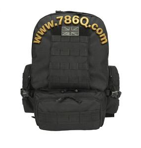 Pack de voyage 50ltr noir tactique léger résistant à l'eau Bug Out Sling sac à dos robuste - Product Image 1