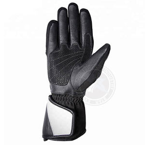 Customized Full-Finger Leather Racing <b>Gloves</b> Breathable <b>Waterproof</b> UV Protection Thermal Insulated Touchscreen Compatible Racing - Product Image 6