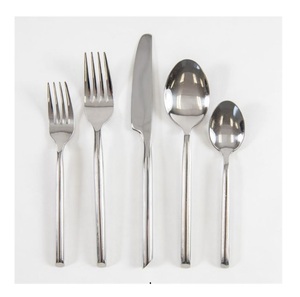 Vente flash : Couverts traditionnels en argent, acier inoxydable, argent titane avec poignée nouée, ensemble de couverts, sûrs et sains pour un usage quotidien - Product Image 3