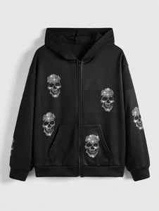 Custom Made Cotton Blended Latest Design Cotton Blended Men <b>Rhinestone</b> <b>Hoodies</b> New Arrival Men <b>Rhinestone</b> <b>Hoodies</b> - Product Image 2